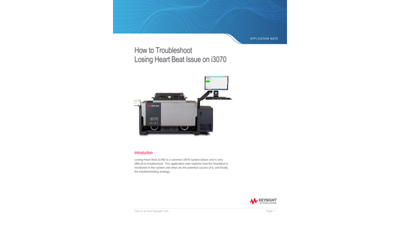 How to Troubleshoot Losing Heart Beat Issue on i3070